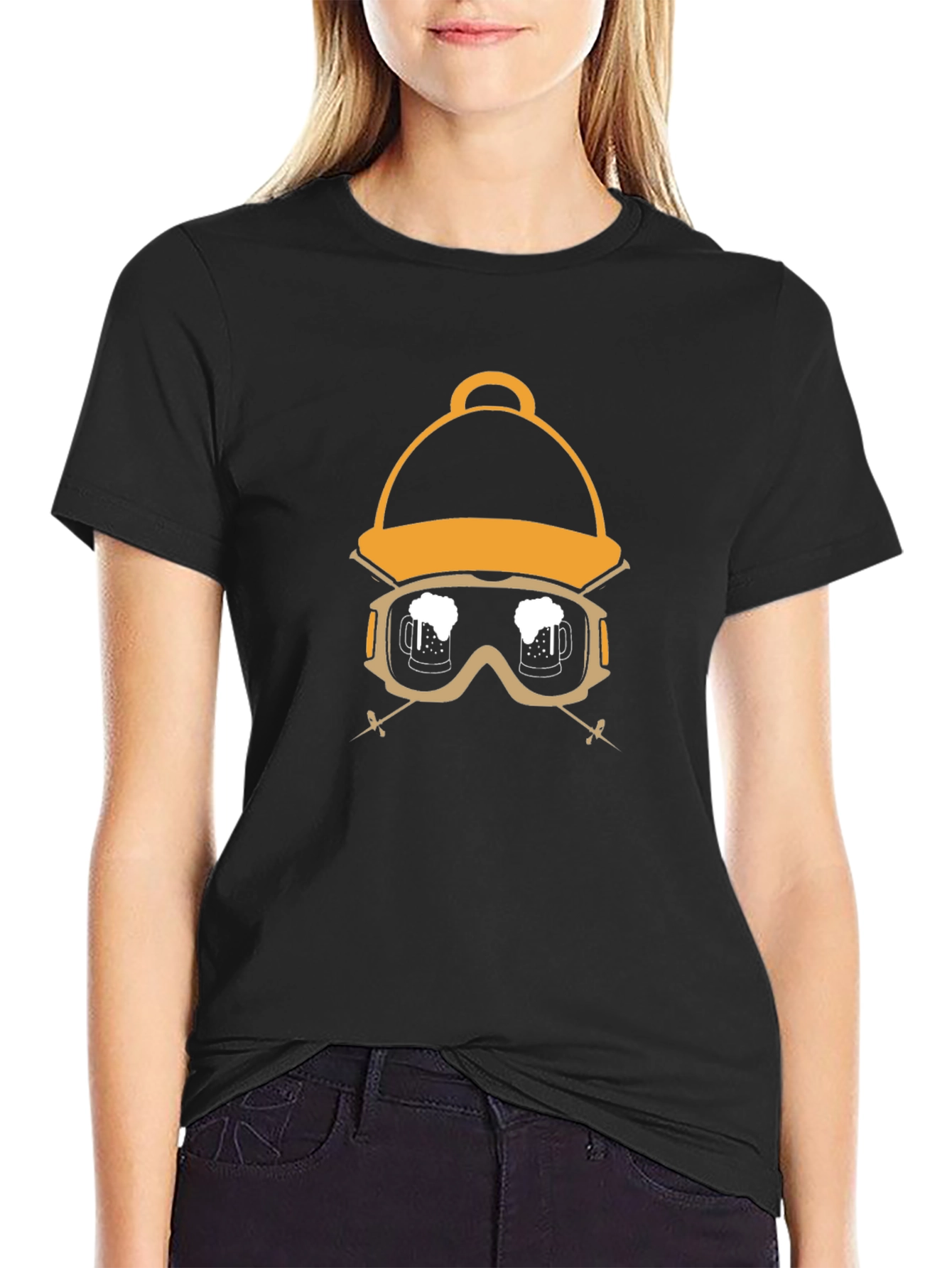 Ski Beer T-Shirt - Winter Holiday Brew Crew