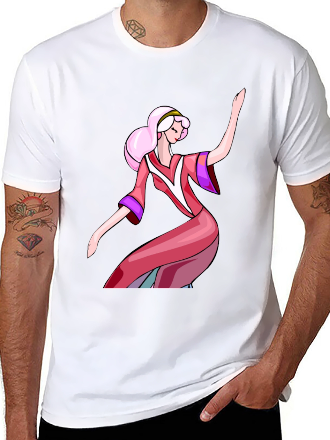 Anime Princess Graphic Tee - Stylish & Unique Design