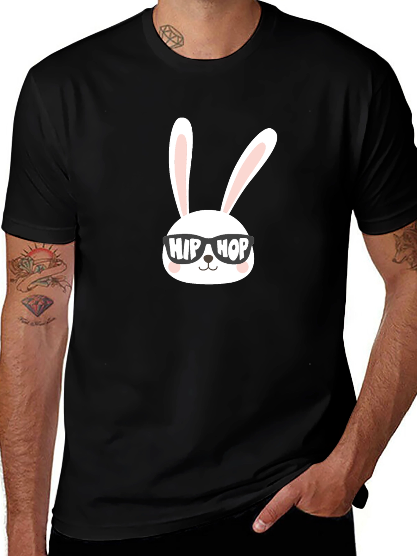 Hip Hop Bunny Graphic Tee