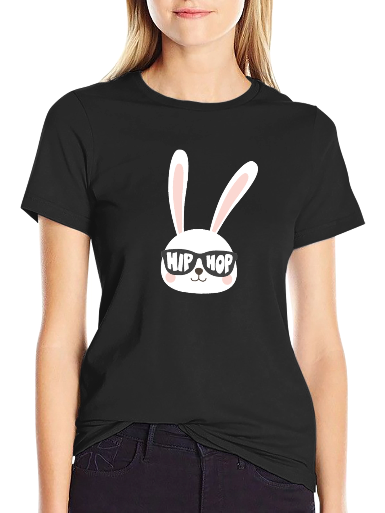Hip Hop Bunny Graphic Tee
