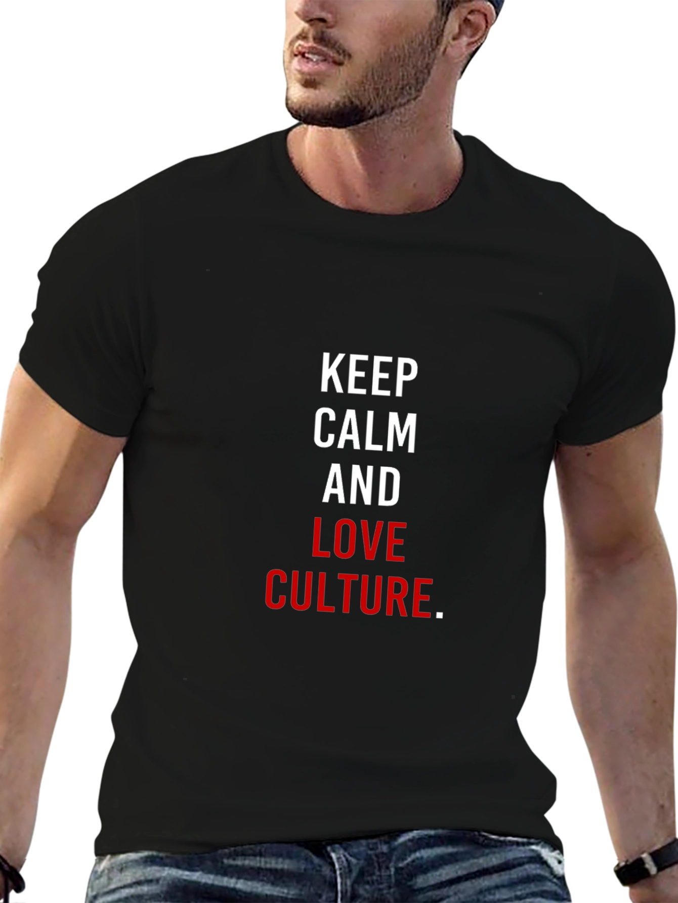 Keep Calm and Love Culture Graphic Tee