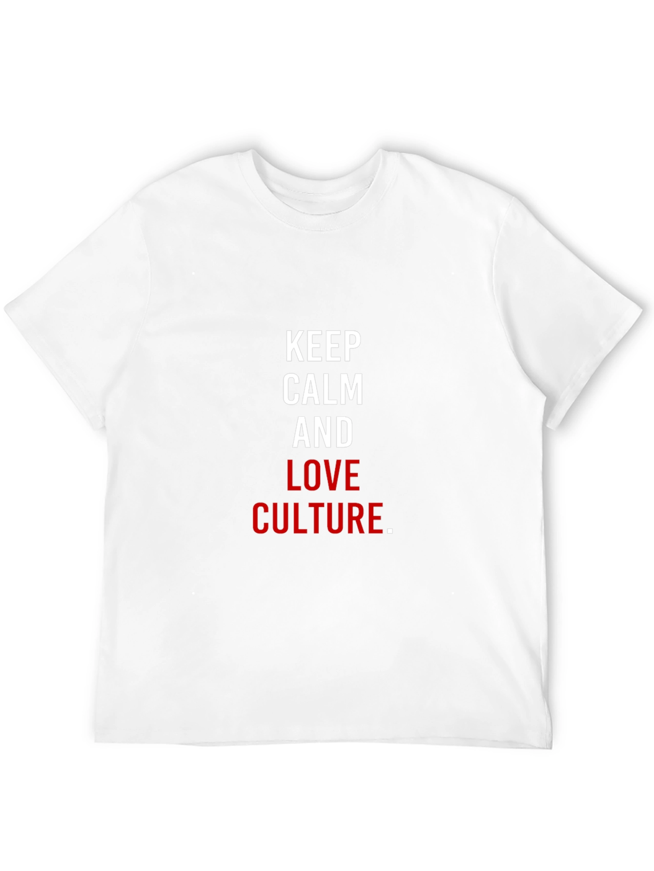 Keep Calm and Love Culture Graphic Tee