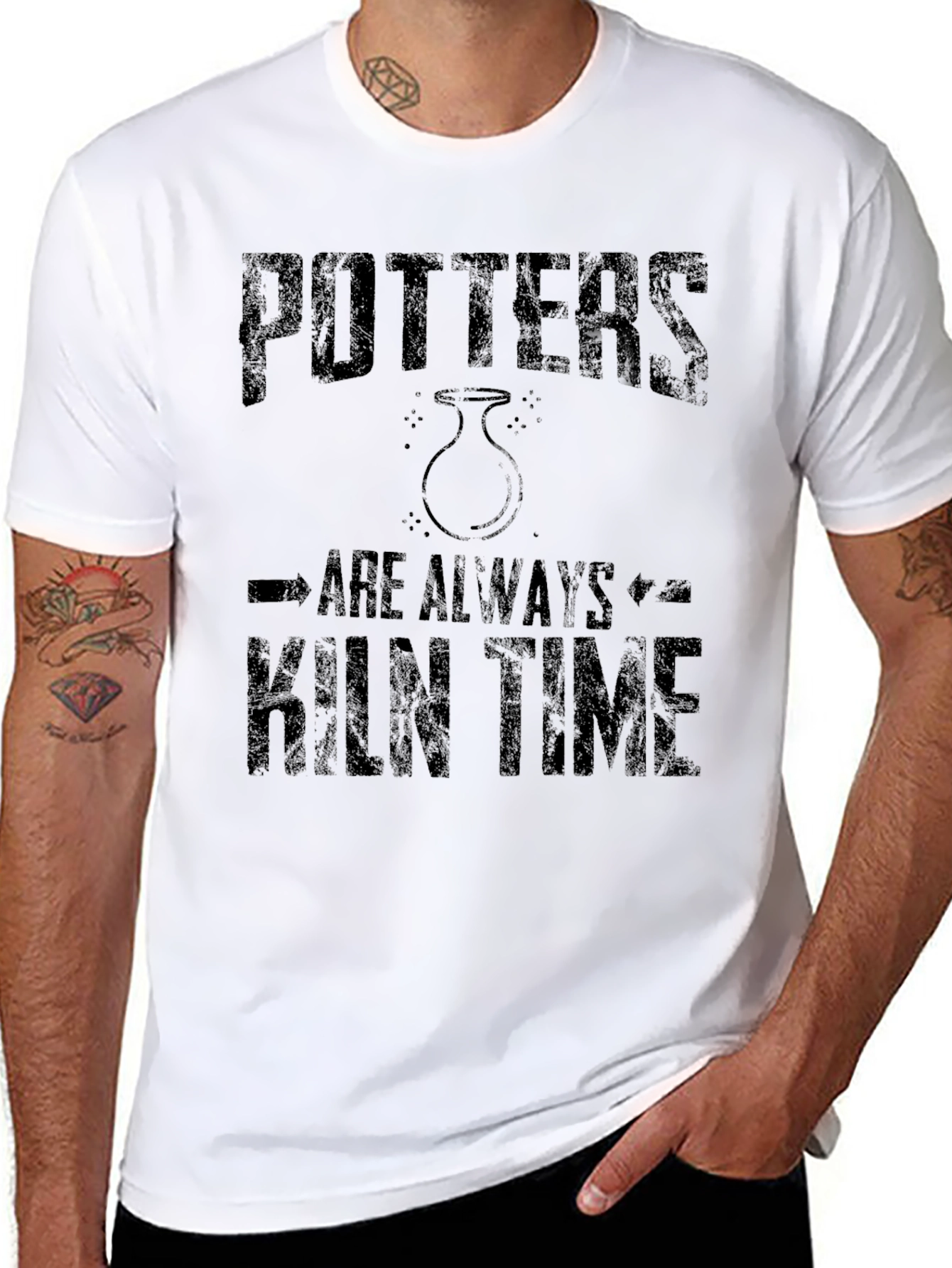 Potters Kiln Time T-Shirt - Pottery Humor Tee