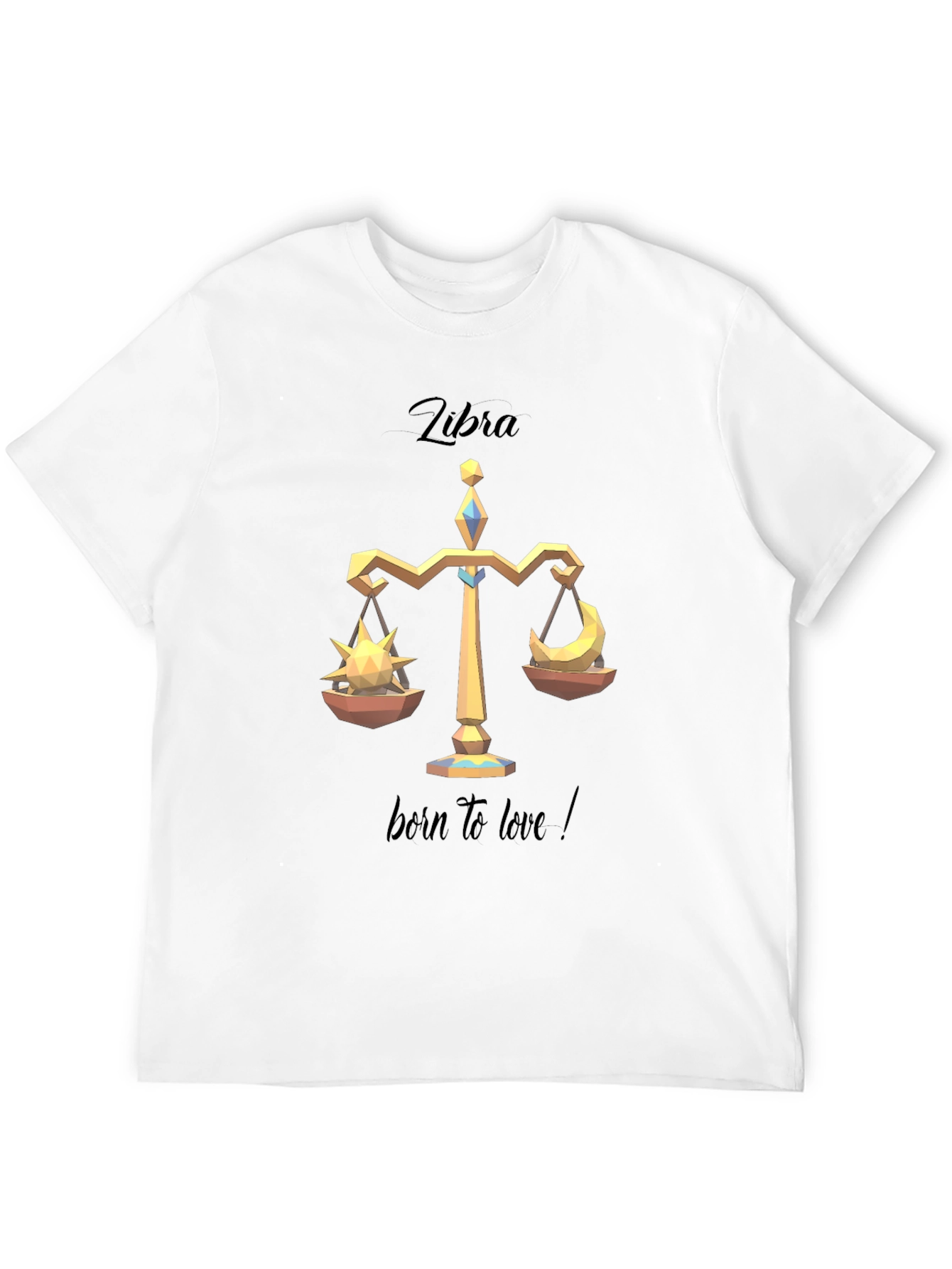 Libra Zodiac T-Shirt - Born to Love!