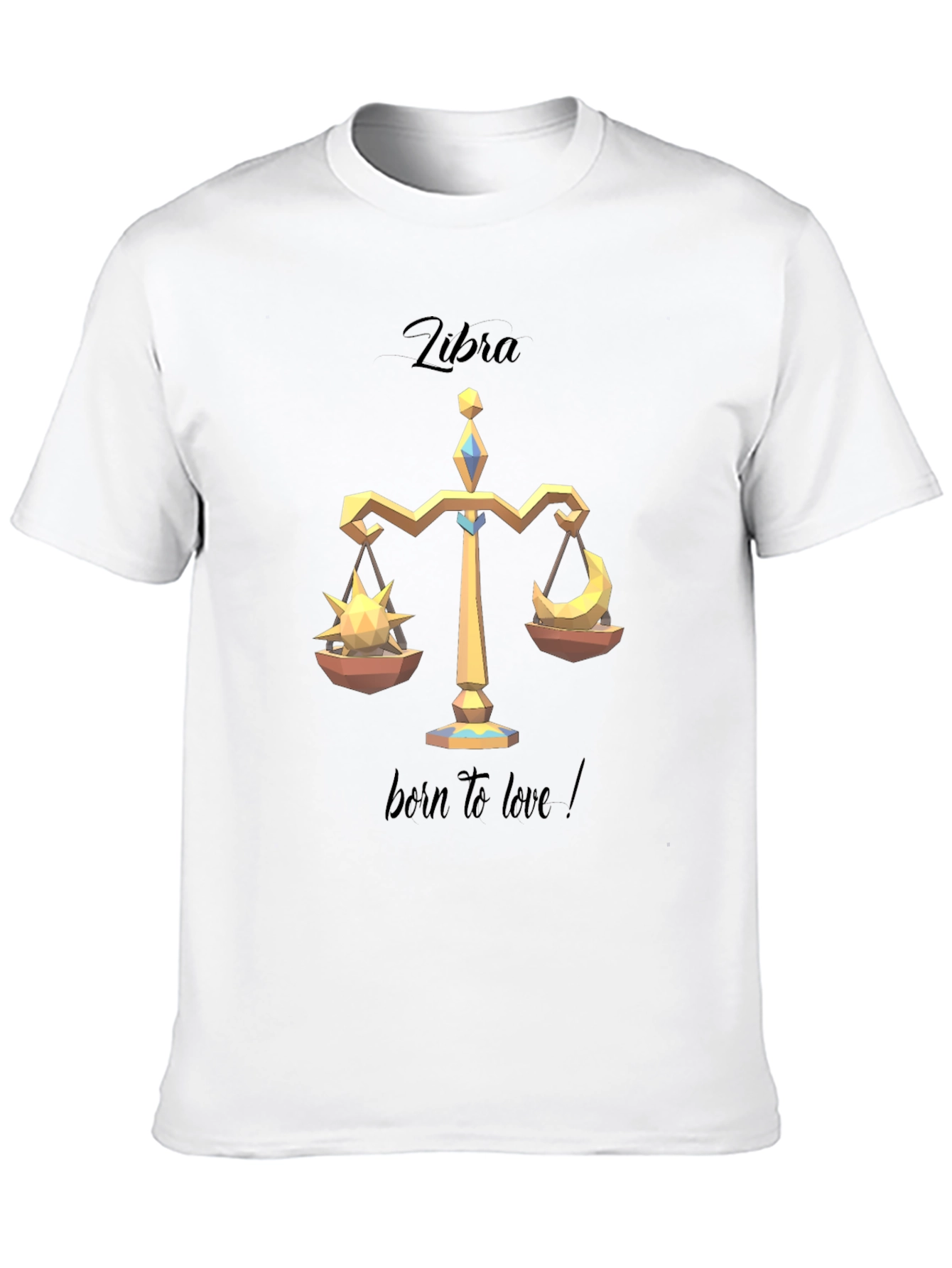 Libra Zodiac T-Shirt - Born to Love!