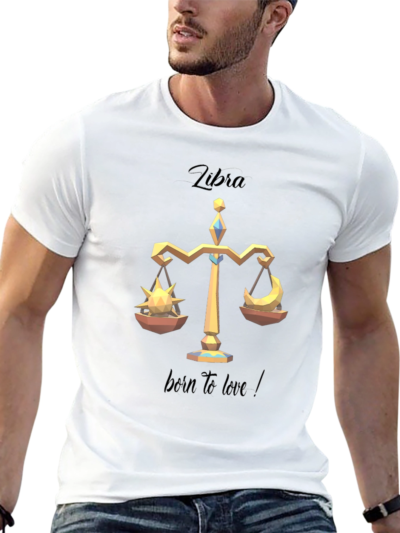 Libra Zodiac T-Shirt - Born to Love!