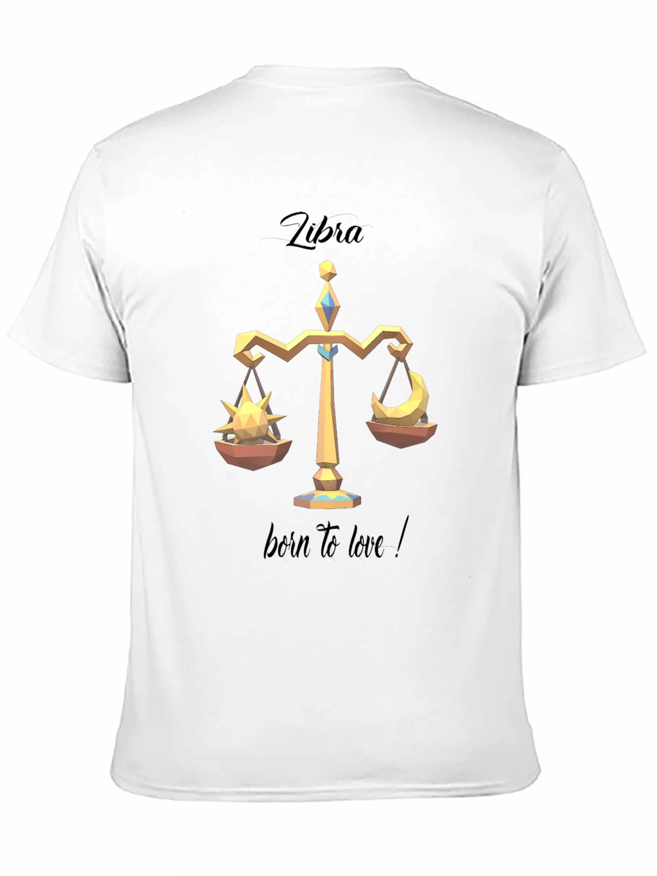 Libra Zodiac T-Shirt - Born to Love!