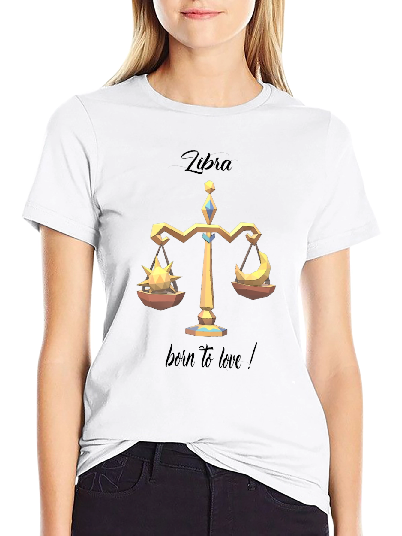 Libra Zodiac T-Shirt - Born to Love!