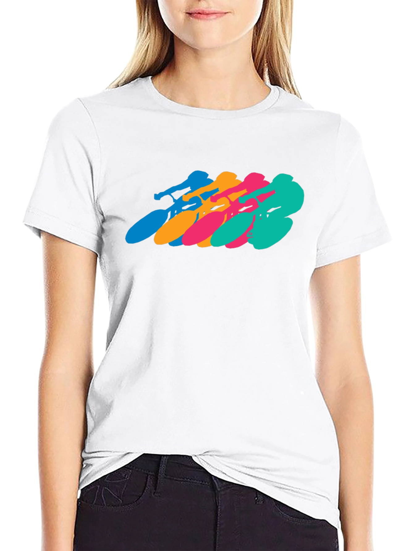 Retro Cycling Team Black T-Shirt