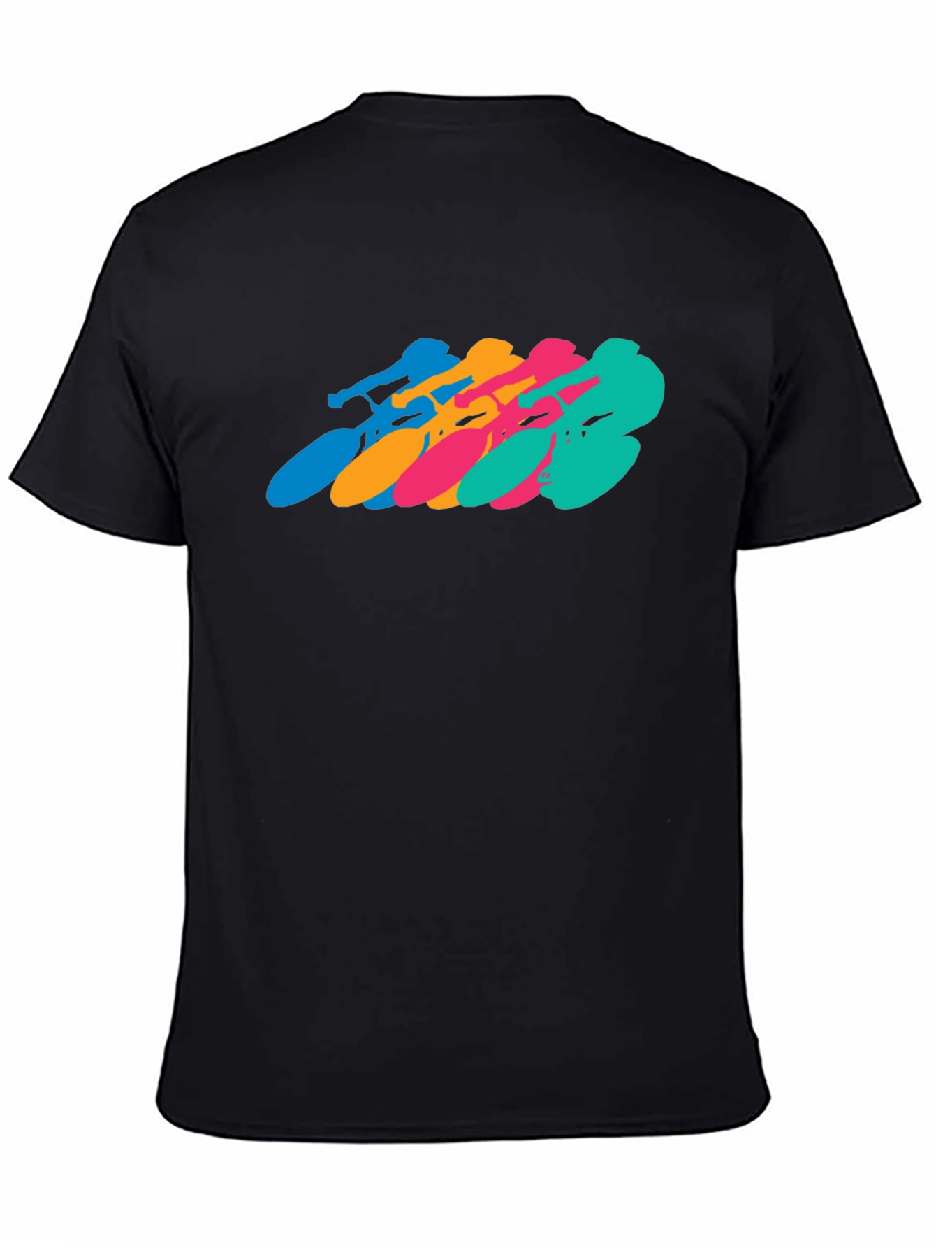 Retro Cycling Team Black T-Shirt
