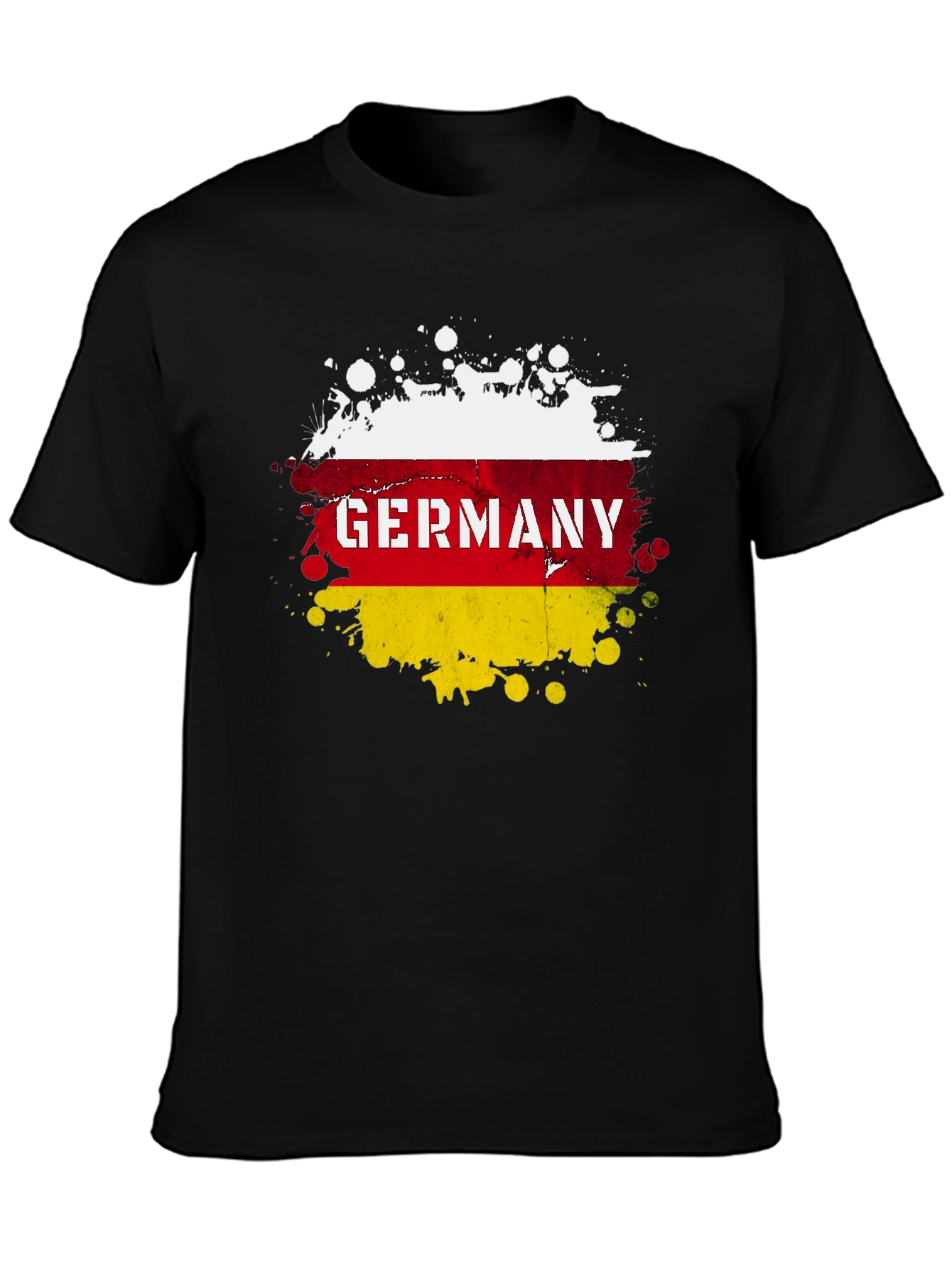 Germany Flag Splatter T-Shirt