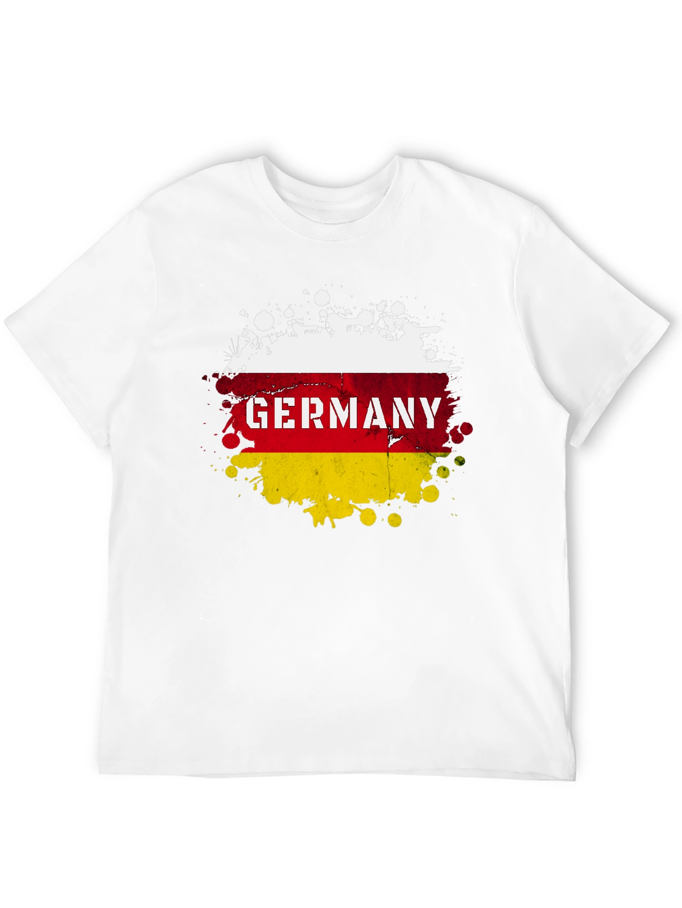 Germany Flag Splatter T-Shirt