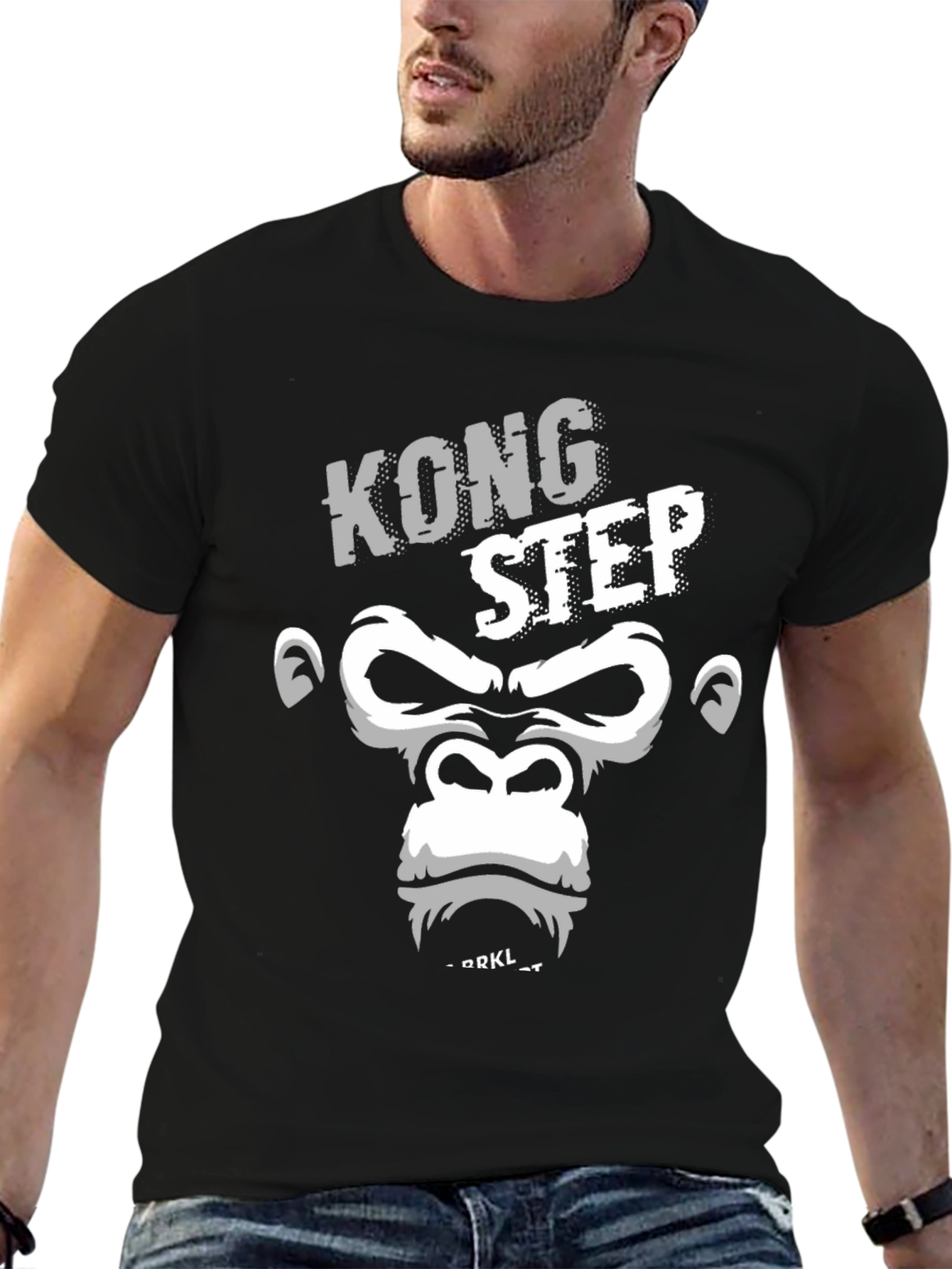 Kong Step Graphic Tee - Mens Black T-Shirt