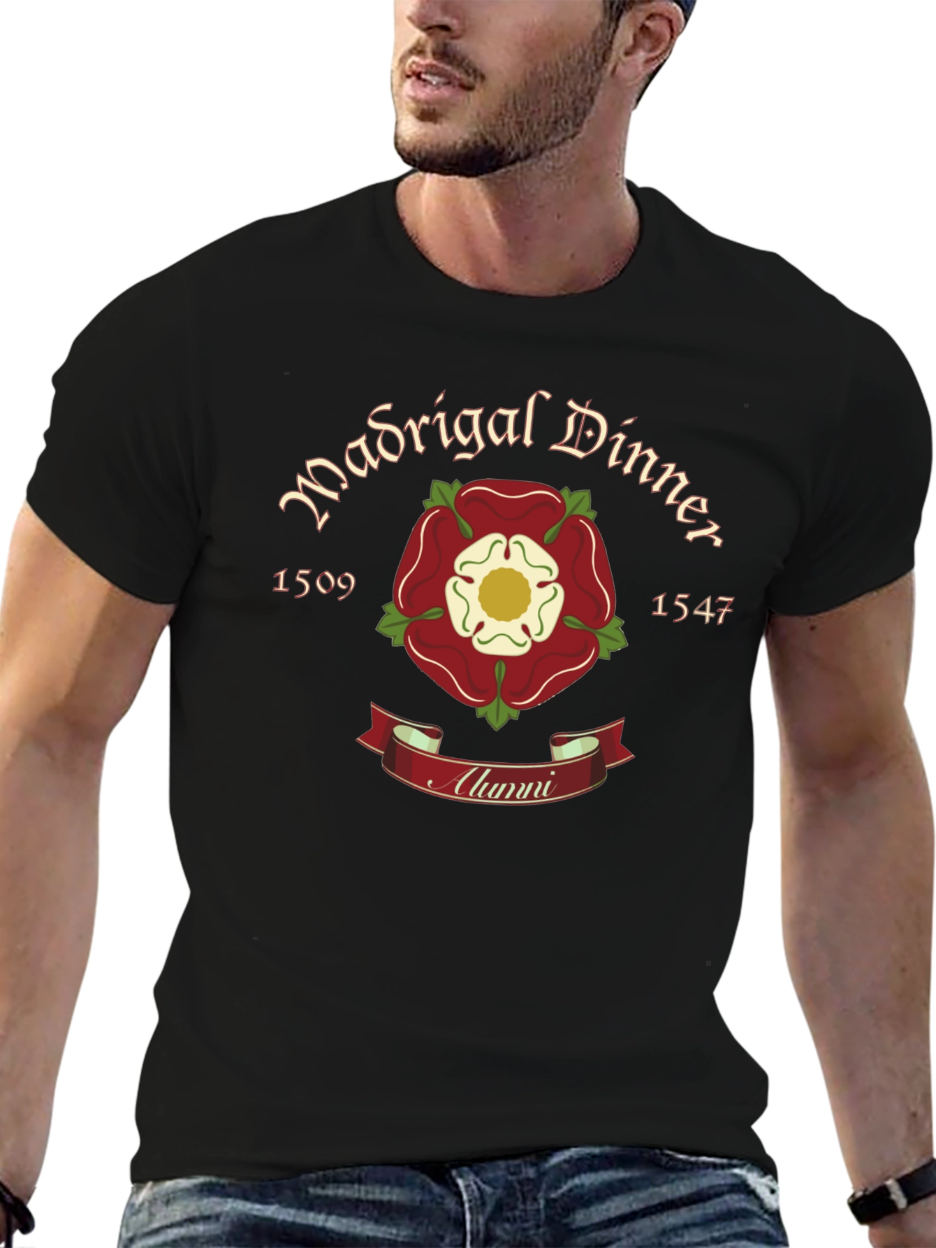 Madrigal Dinner Alumni Black T-Shirt