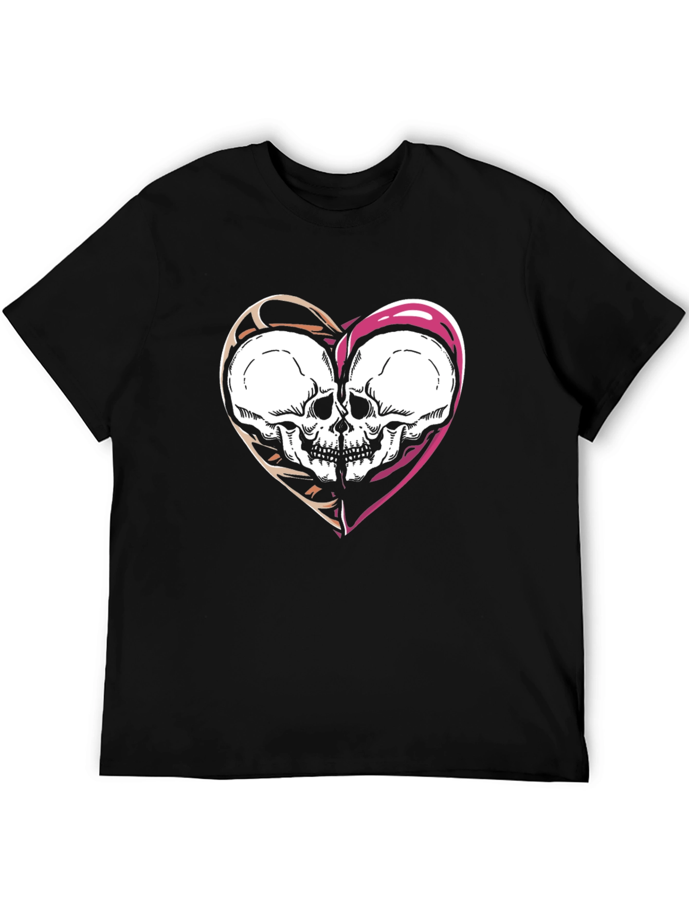 Skull Heart Graphic T-Shirt - Unisex Design