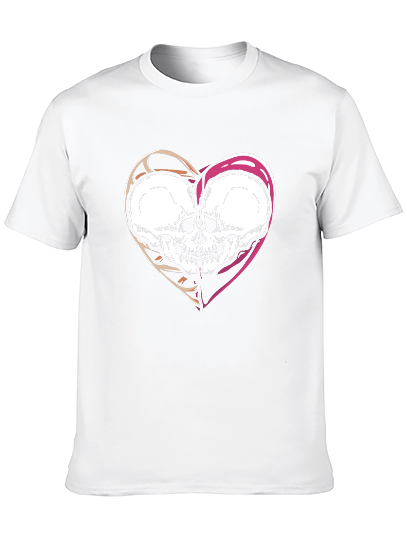 Skull Heart Graphic T-Shirt - Unisex Design