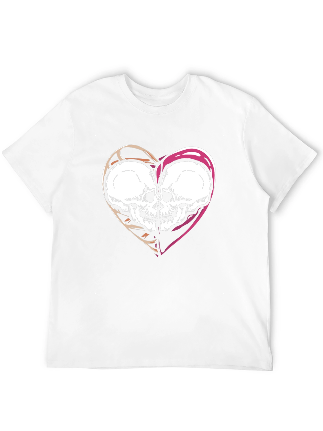 Skull Heart Graphic T-Shirt - Unisex Design