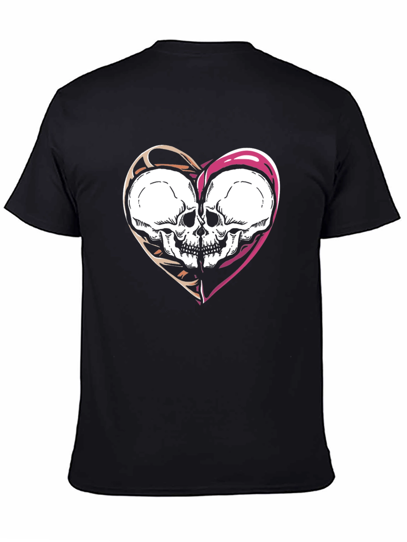 Skull Heart Graphic T-Shirt - Unisex Design