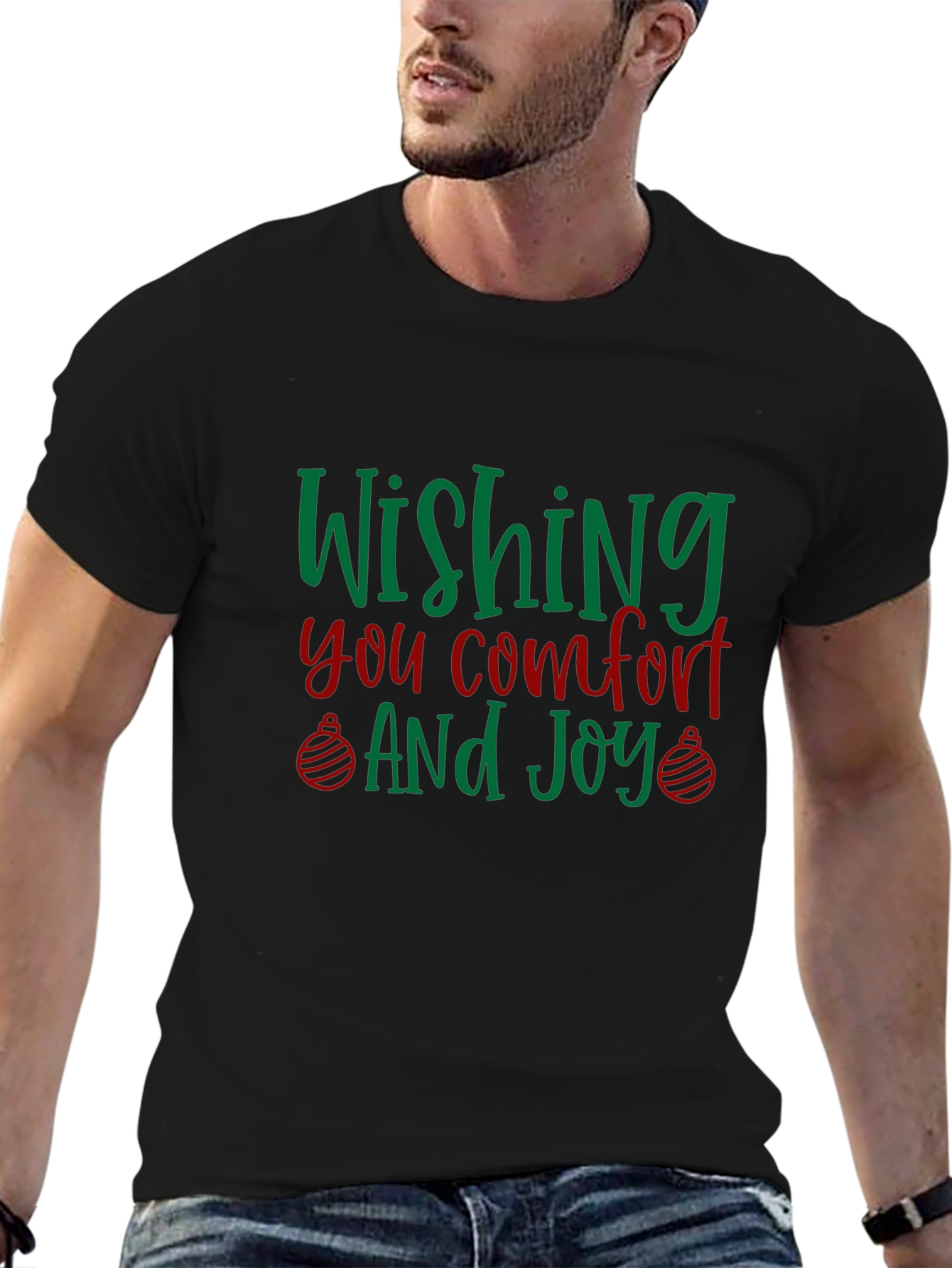 Wishing You Comfort and Joy Holiday T-Shirt