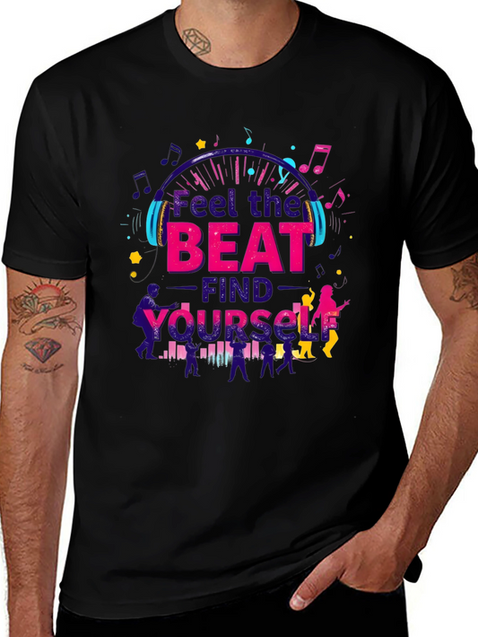 Feel the Beat T-Shirt - Music Lover Tee