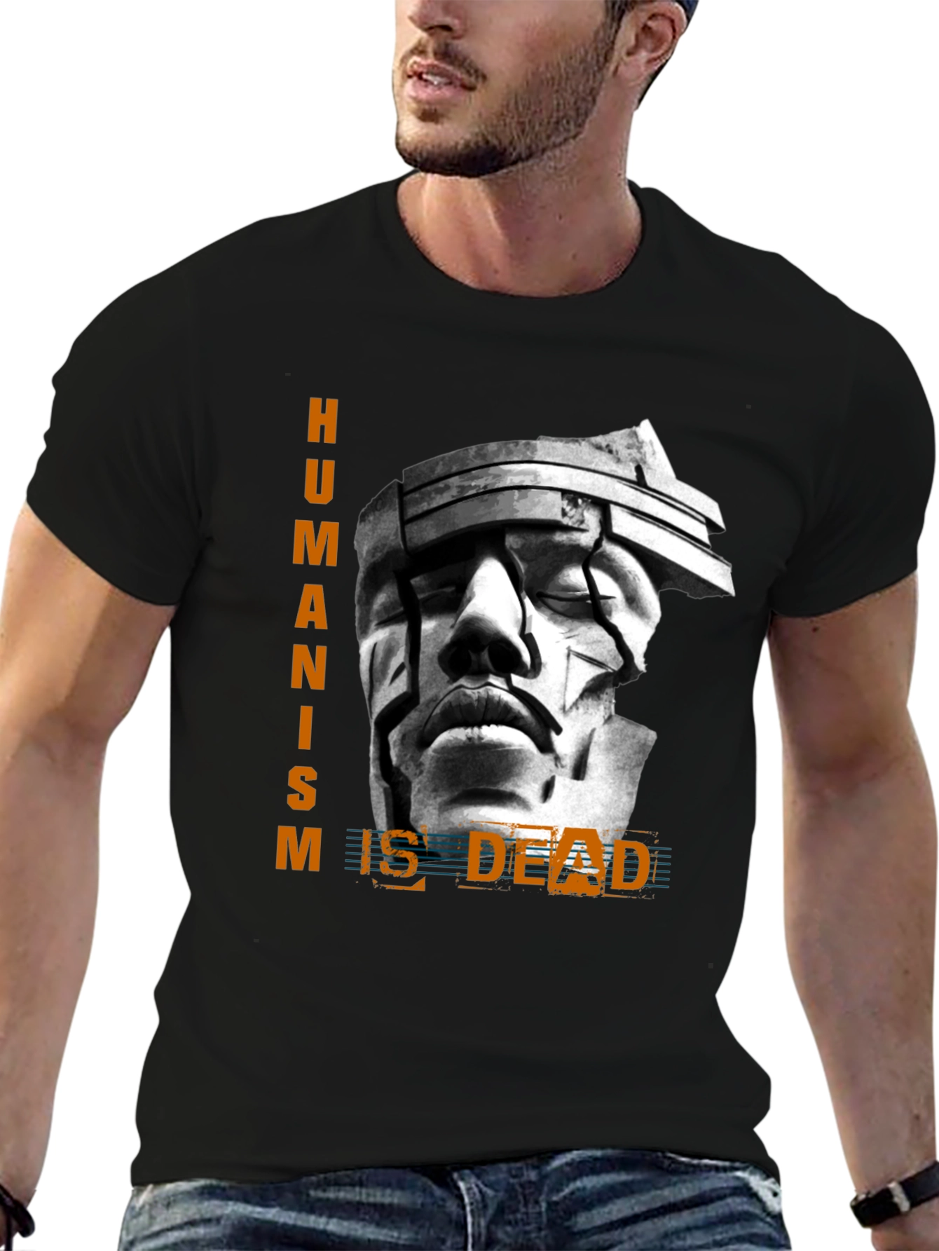 Humanism is Dead Graphic Tee - Black T-Shirt