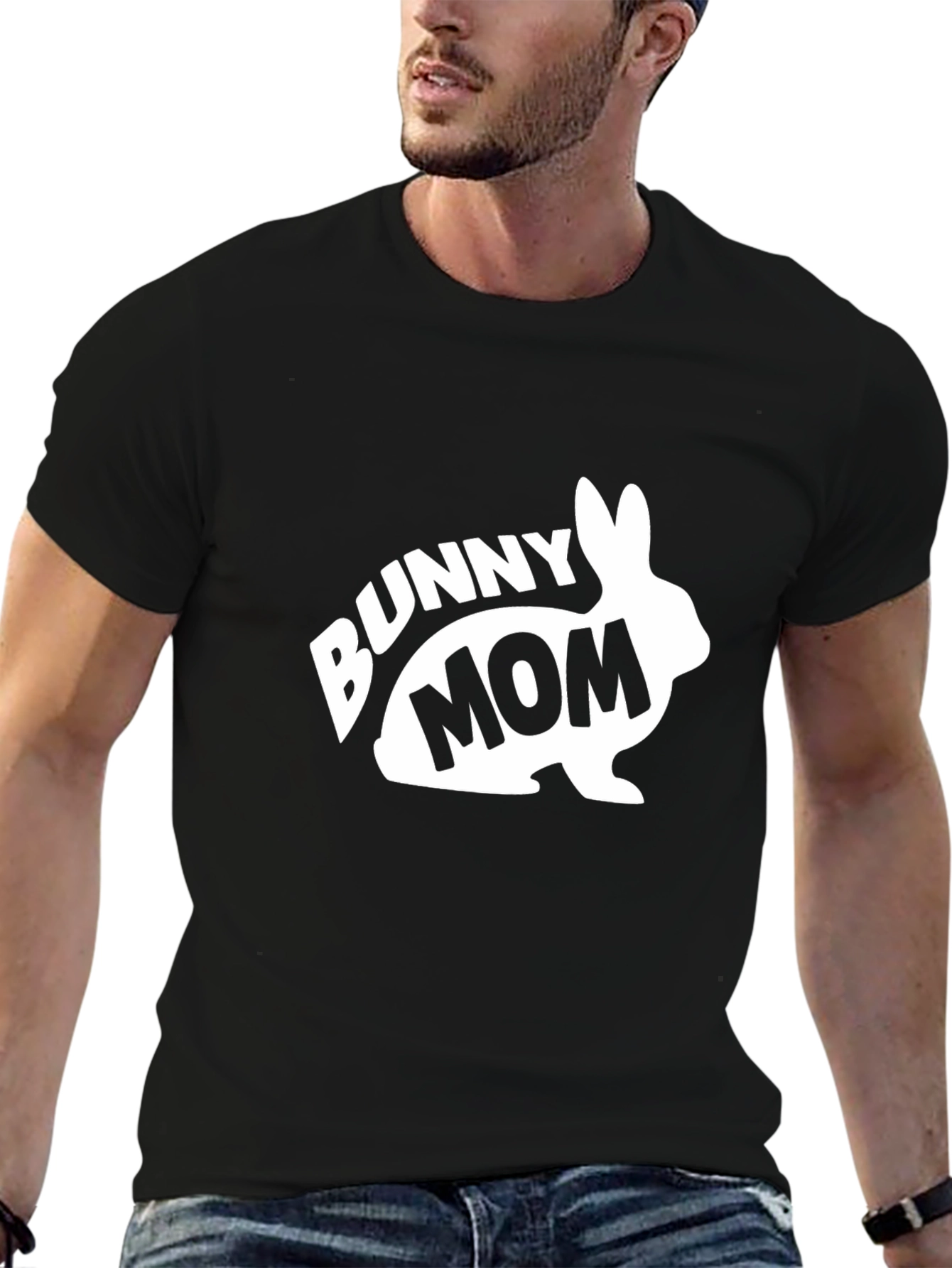 Bunny Mom T-Shirt - Soft Cotton Blend