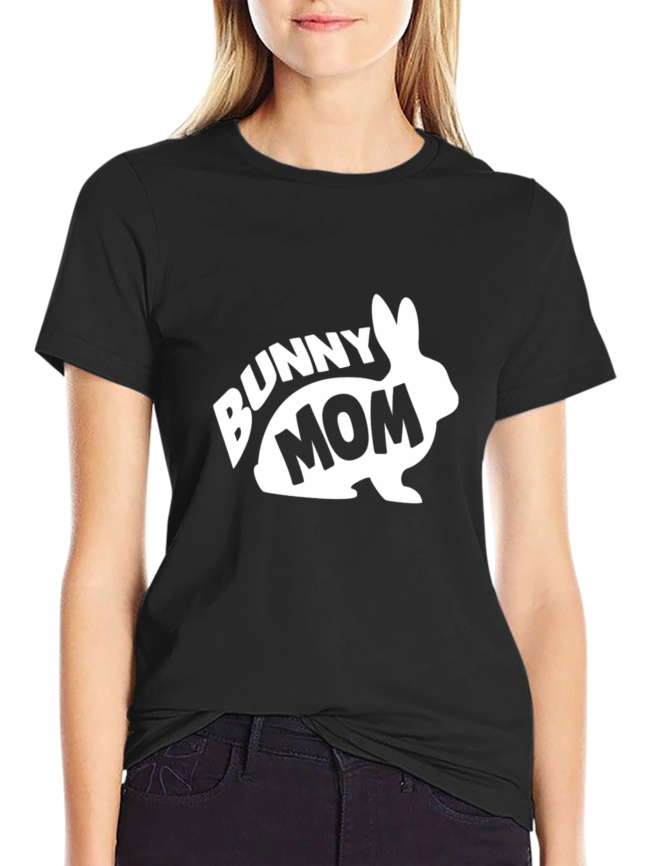 Bunny Mom T-Shirt - Soft Cotton Blend