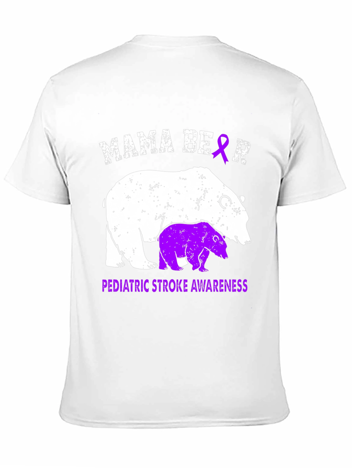 Mama Bear Pediatric Stroke Awareness T-Shirt