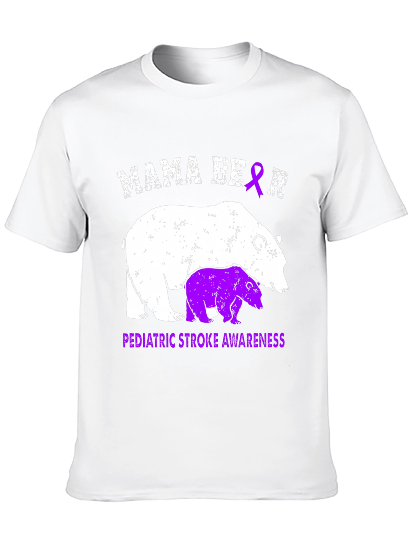 Mama Bear Pediatric Stroke Awareness T-Shirt