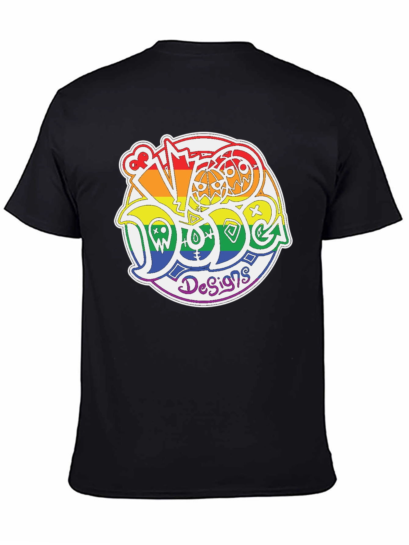 Rainbow Doodle Design T-Shirt