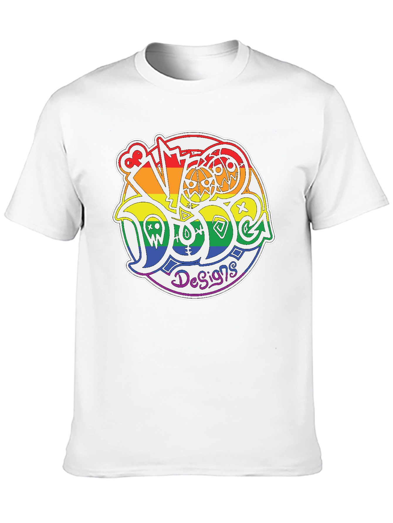 Rainbow Doodle Design T-Shirt