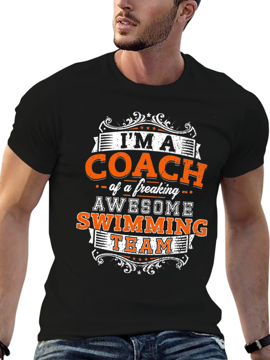 Awesome Swimming Coach T-Shirt