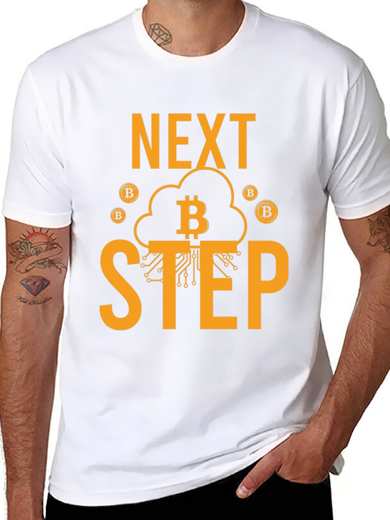 Next Step Bitcoin T-Shirt - Crypto Enthusiast Tee