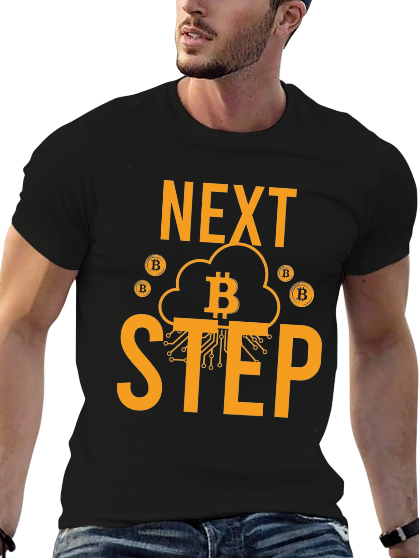 Next Step Bitcoin T-Shirt - Crypto Enthusiast Tee