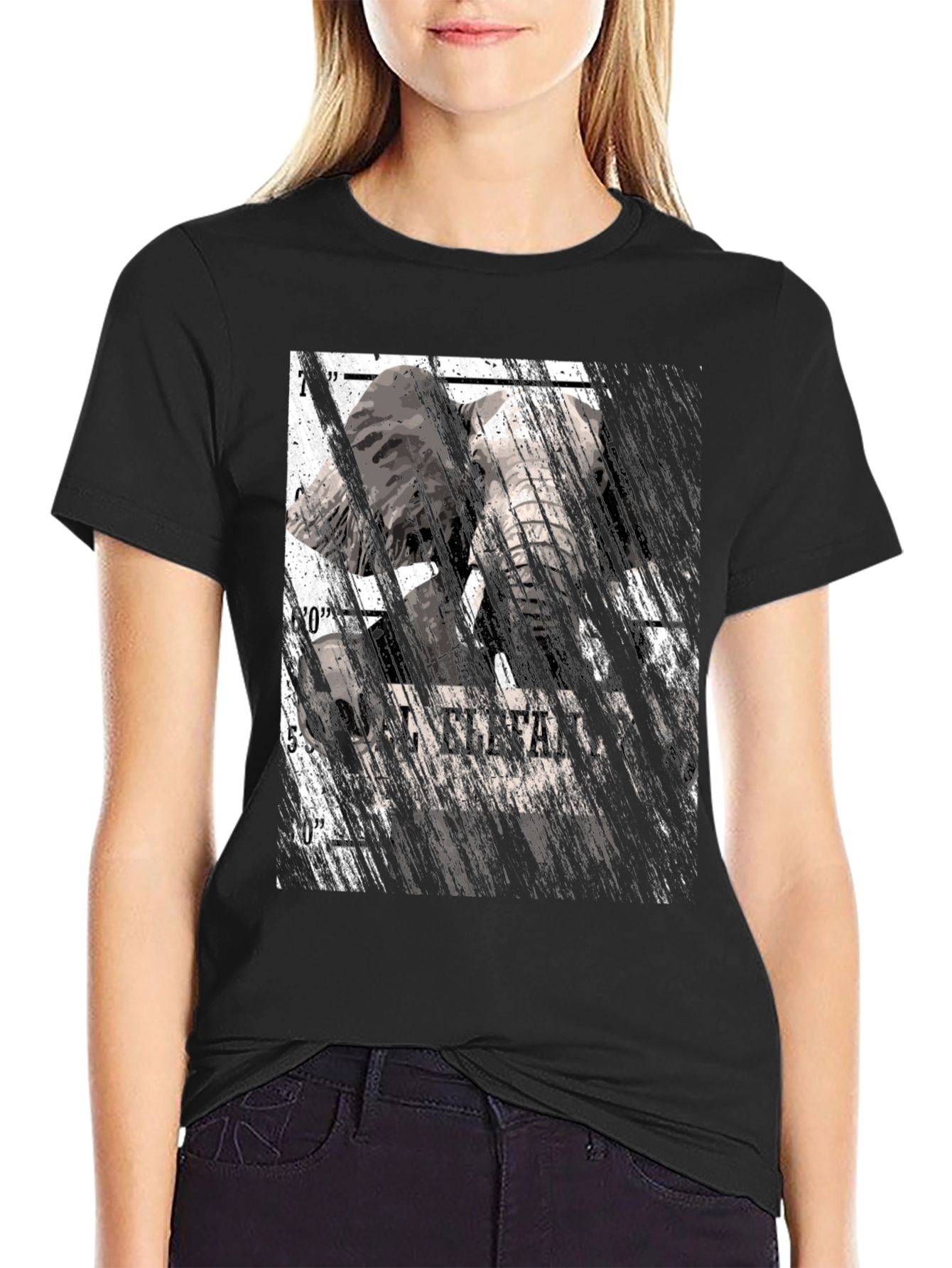 Elephant Mugshot Graphic Tee