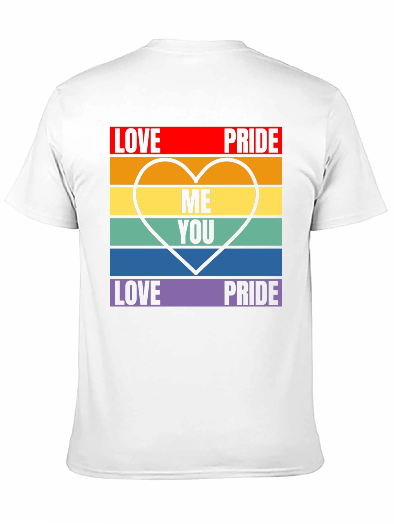 Love Pride T-Shirt - LGBTQ+ Pride Heart Tee