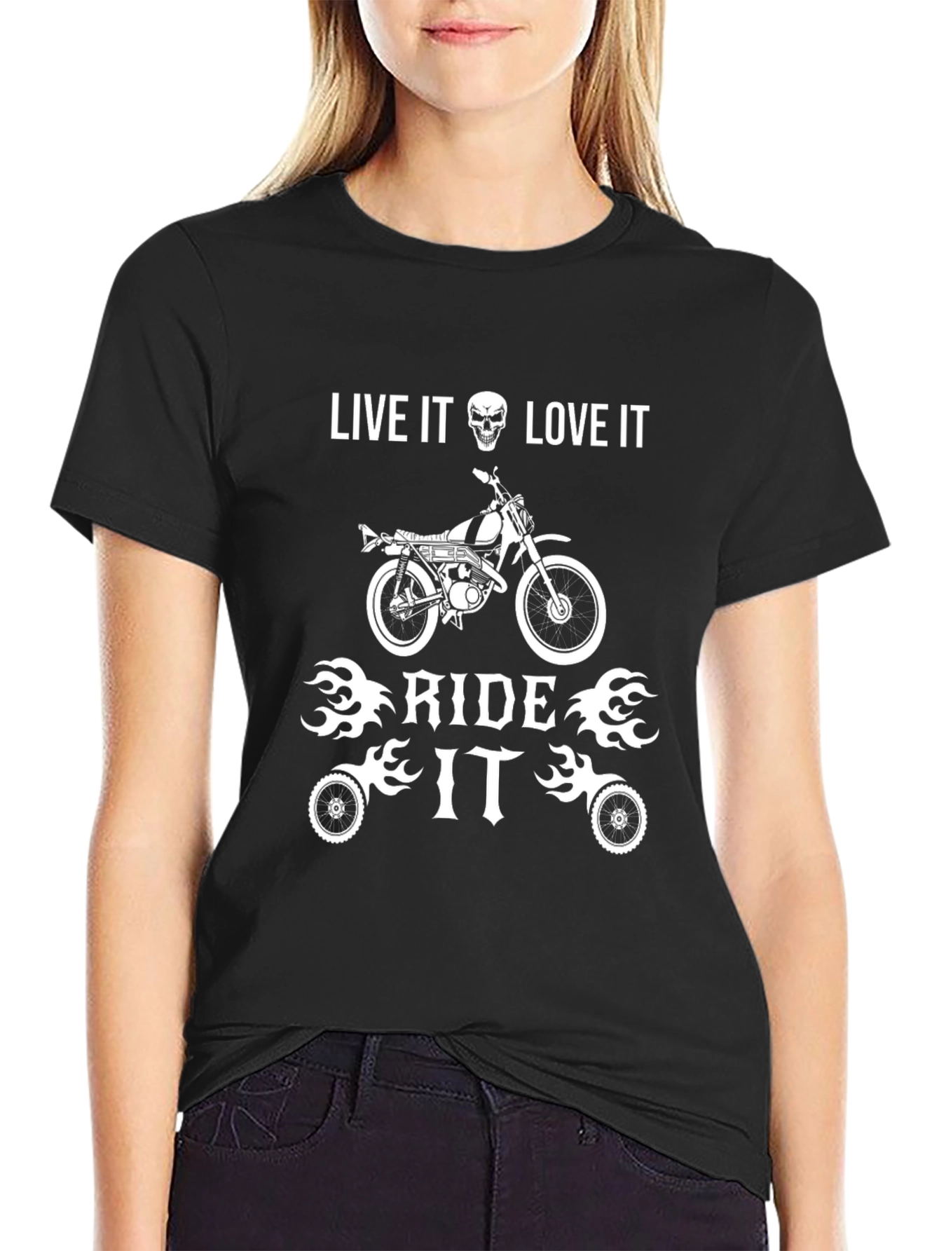 Live It Love It Ride It Biker T-Shirt
