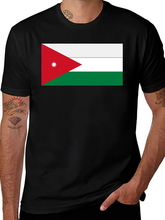 Jordan Flag T-Shirt - Support Jordanian Pride
