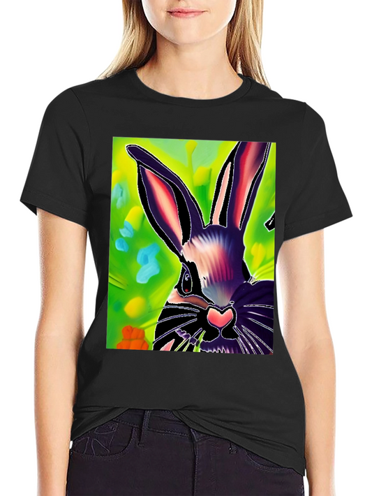 Abstract Bunny Graphic Tee