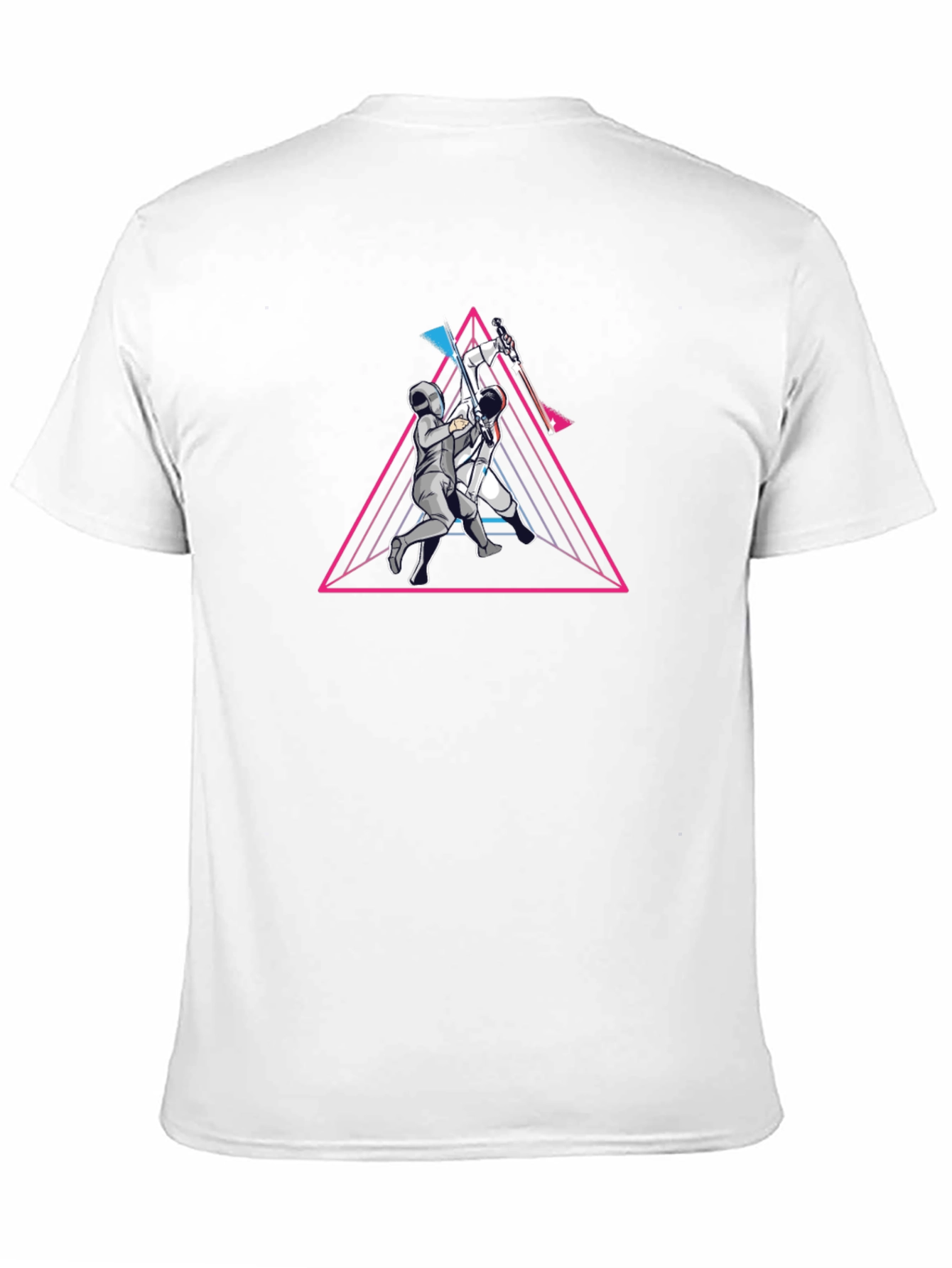 Fencing Graphic Tee - Retro Style