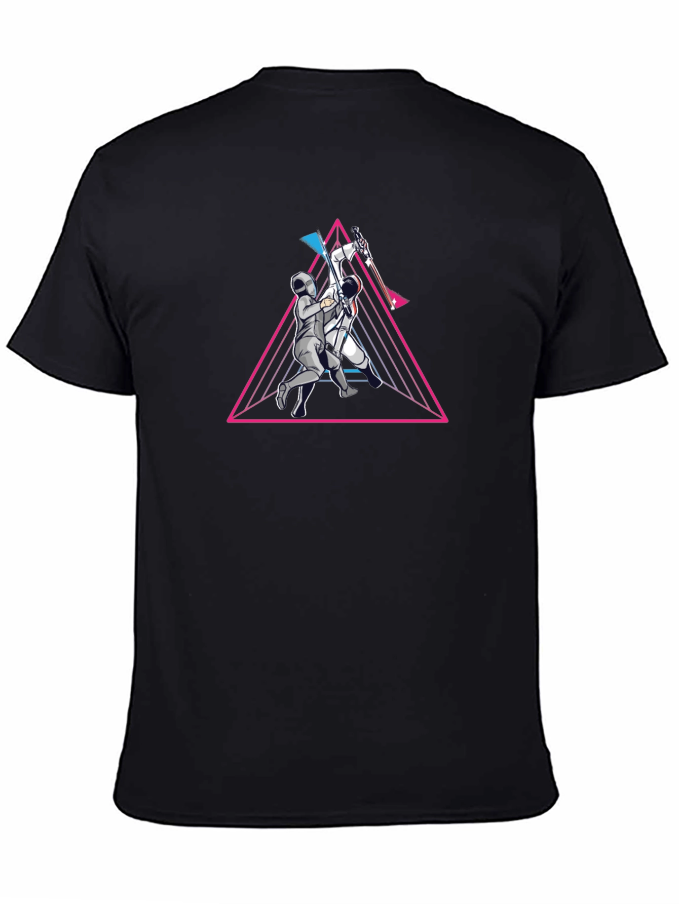 Fencing Graphic Tee - Retro Style