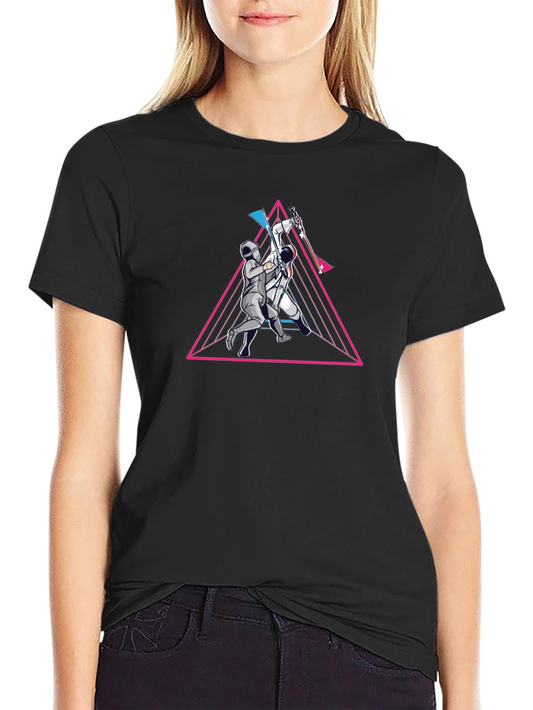 Fencing Graphic Tee - Retro Style