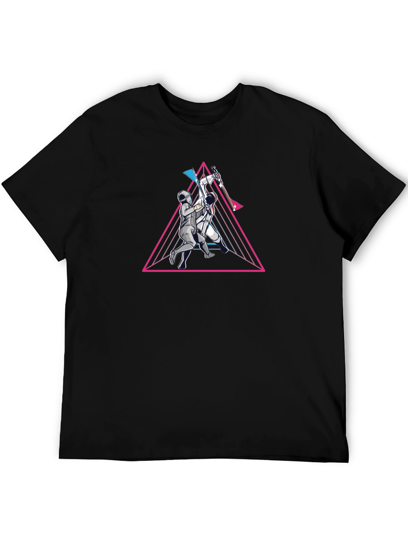 Fencing Graphic Tee - Retro Style