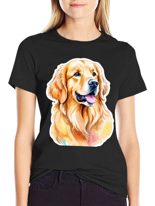 Golden Retriever Dog Graphic T-Shirt