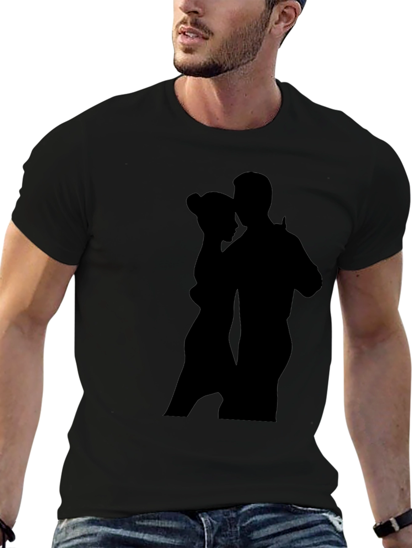 Dancing Silhouette Black T-Shirt