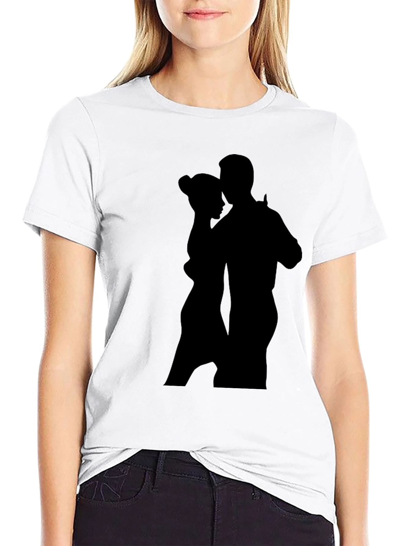 Dancing Silhouette Black T-Shirt
