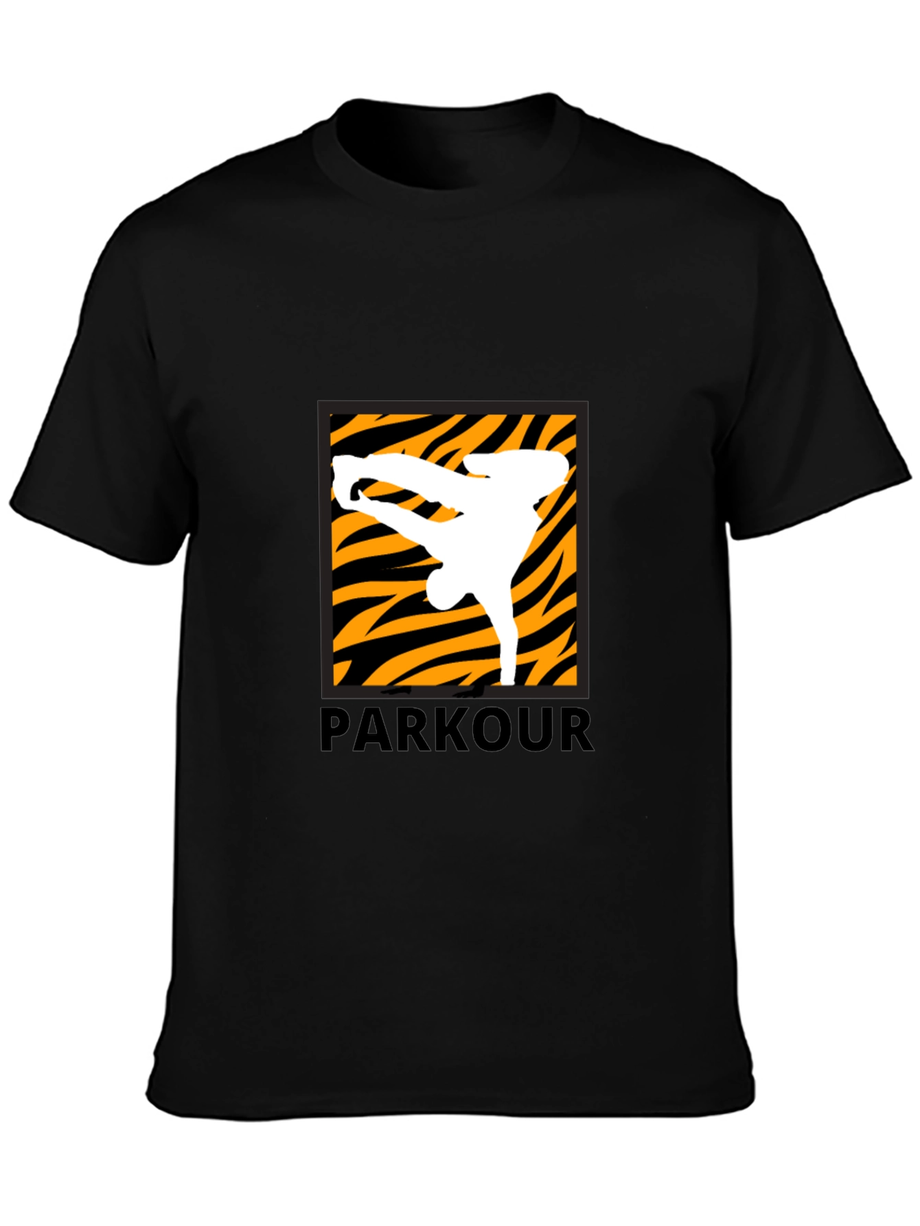 Parkour Graphic Tee - Black
