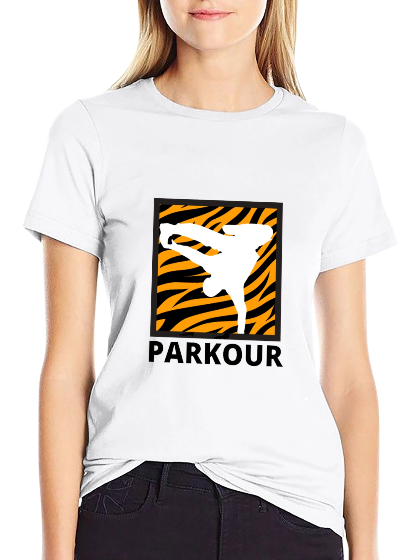 Parkour Graphic Tee - Black