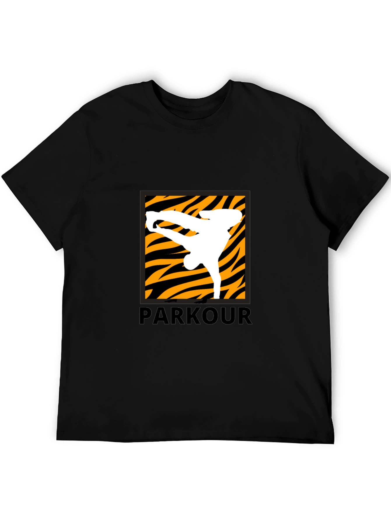 Parkour Graphic Tee - Black