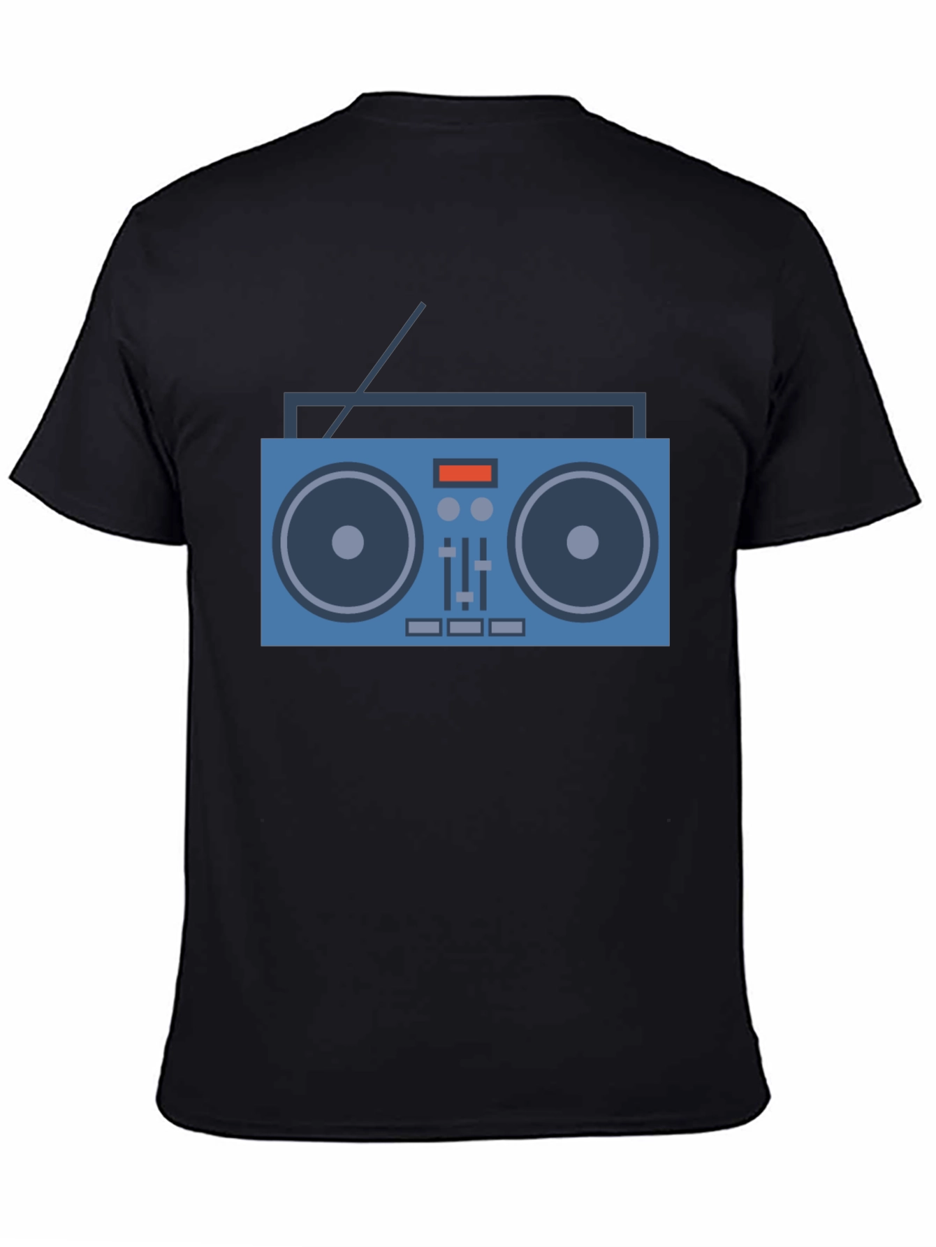Retro Boombox Graphic Tee - Cool Music Lover Shirt